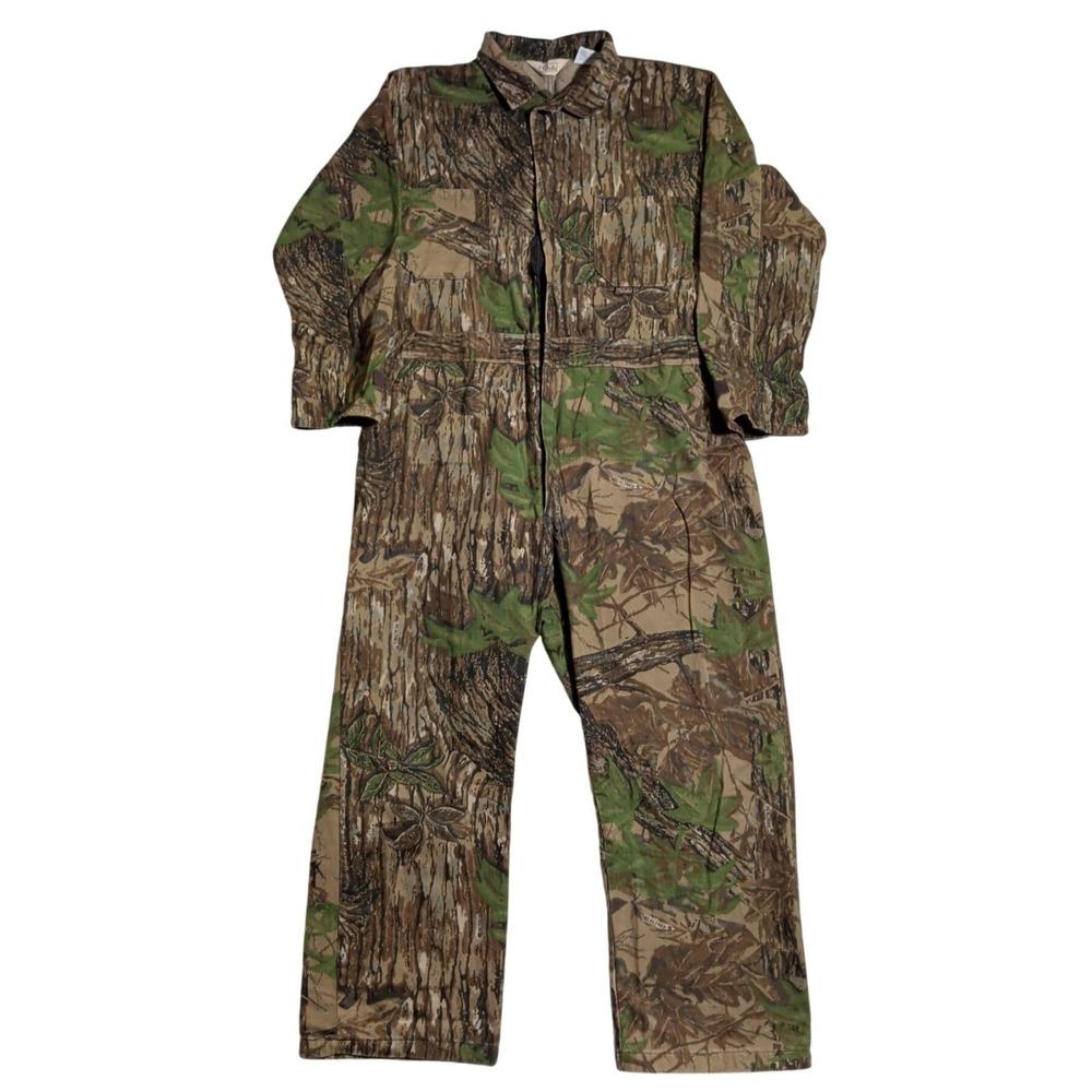 Vintage Walls Coveralls Mens Size XL R  Jumpsuit Camo Outdoor Camping Work Wear